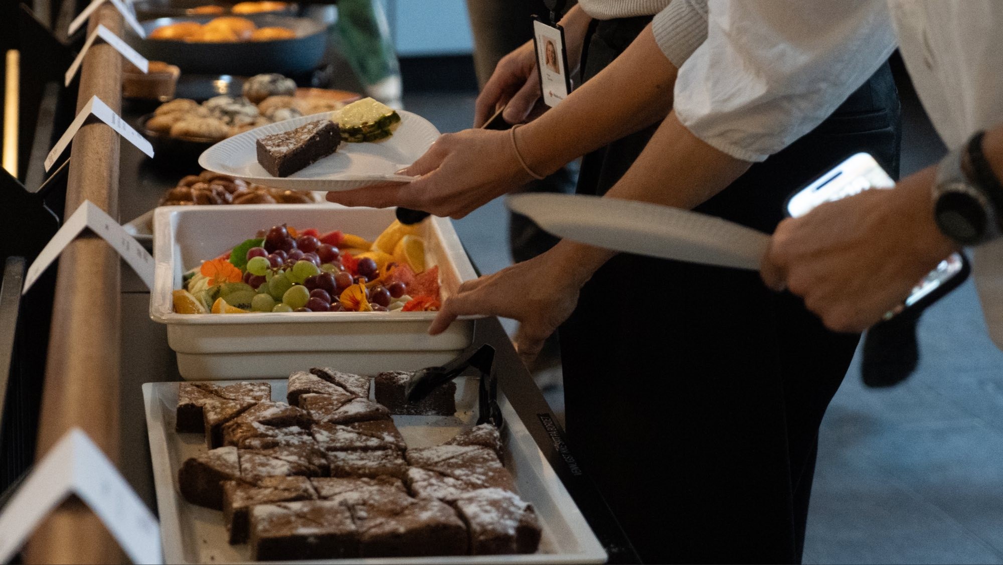 Gratis kaffe og god catering